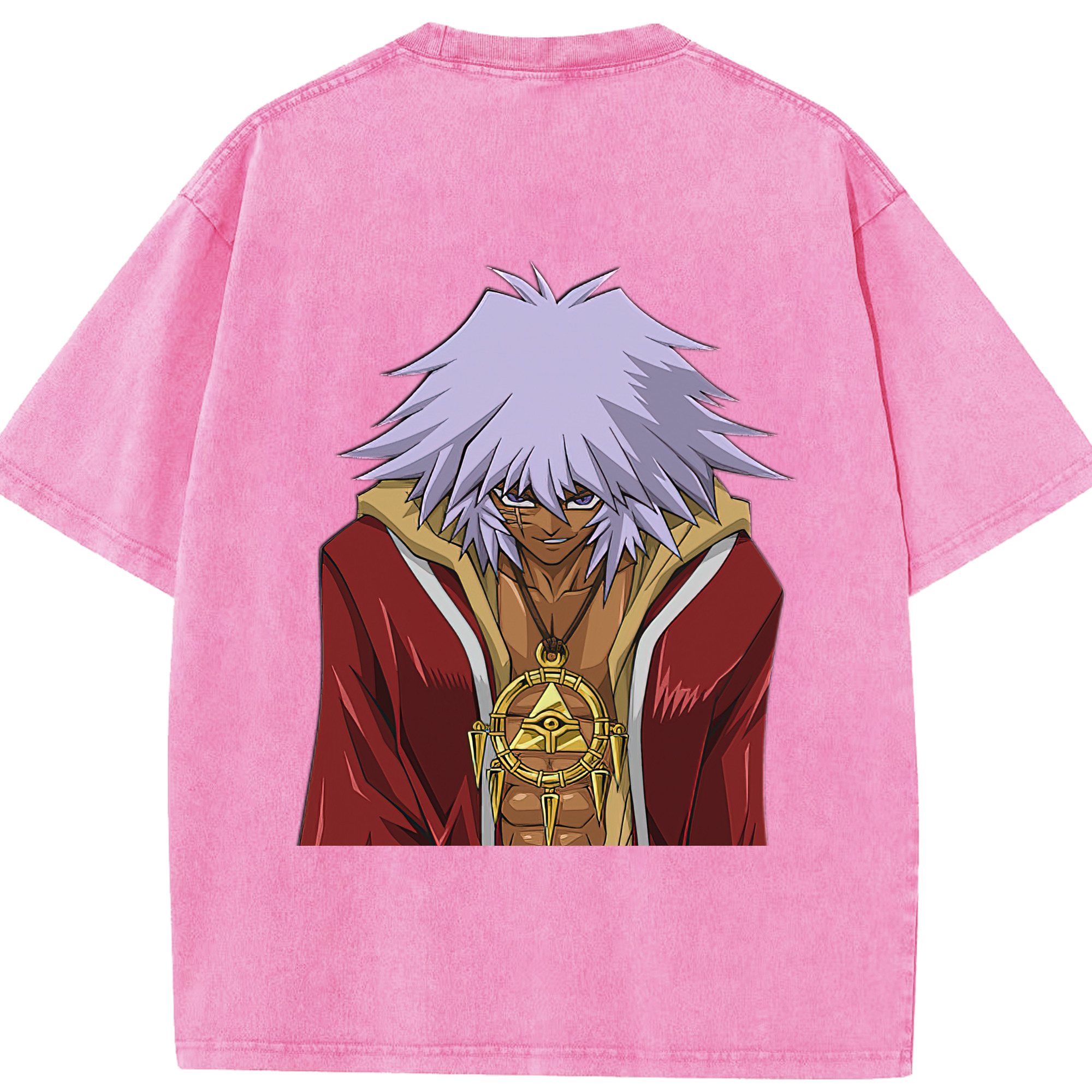 （画像用） 遊☆戯☆王 Yu-Gi-Oh! 綿100% ヴィンテージ風 半袖Tシャツ（背面プリント）